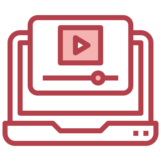 Video player Surang Red icon
