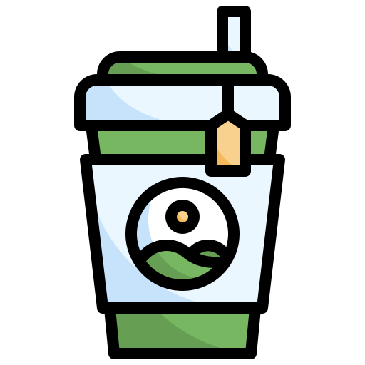 Tea cup Surang Lineal Color icon