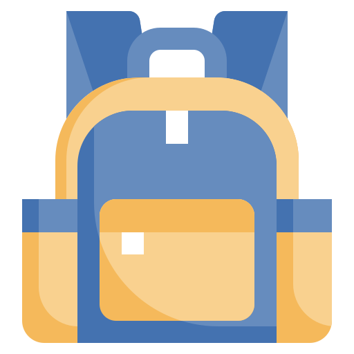 Backpack Surang Flat icon