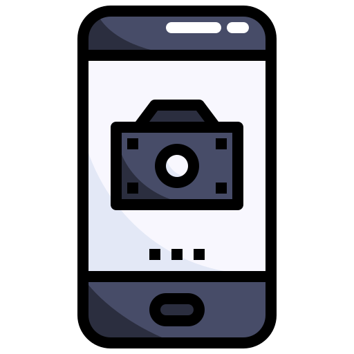 kamera Surang Lineal Color ikona