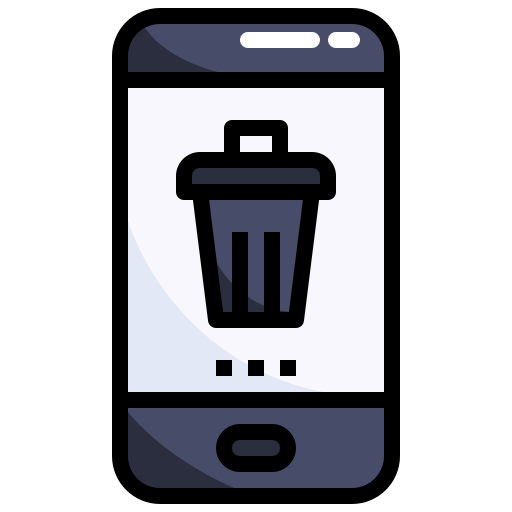 Trash Surang Lineal Color icon