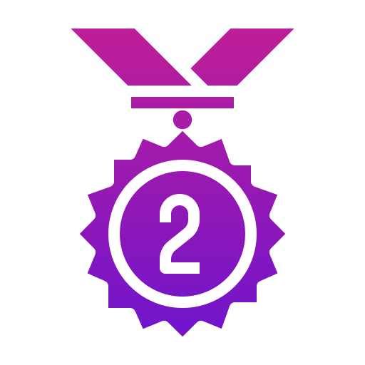 médaille Generic Flat Gradient Icône