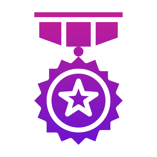 medalha Generic Flat Gradient Ícone