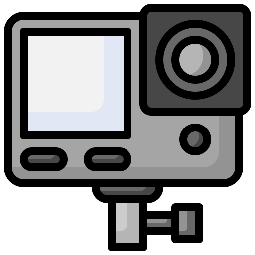 cámara de acción Surang Lineal Color icono