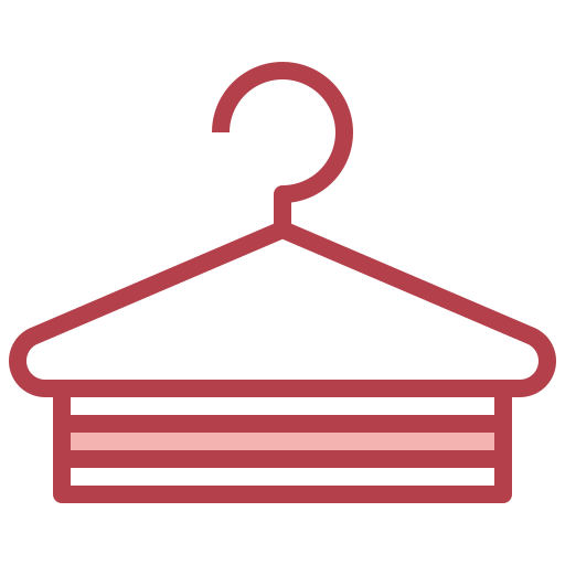 Clothes hanger Surang Red icon