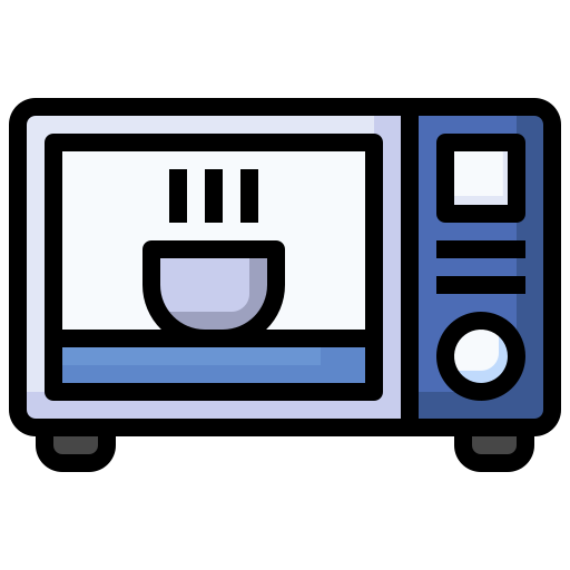 Microwave Surang Lineal Color icon
