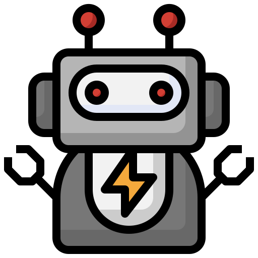 robot Surang Lineal Color icono