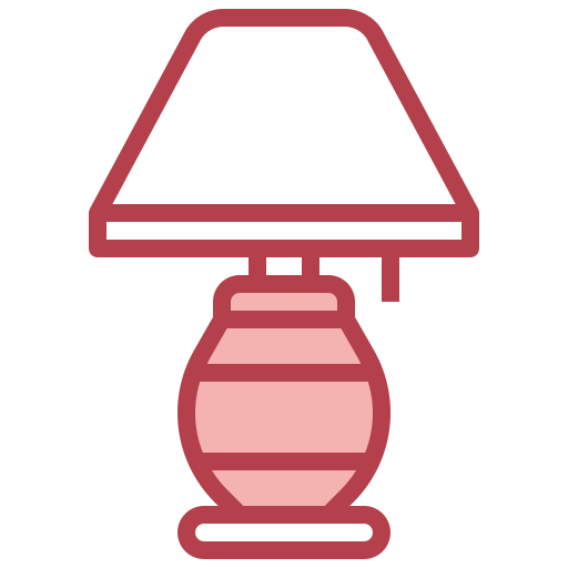 Table lamp Surang Red icon