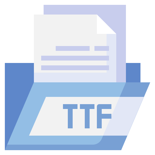 Расширение ttf Surang Flat иконка
