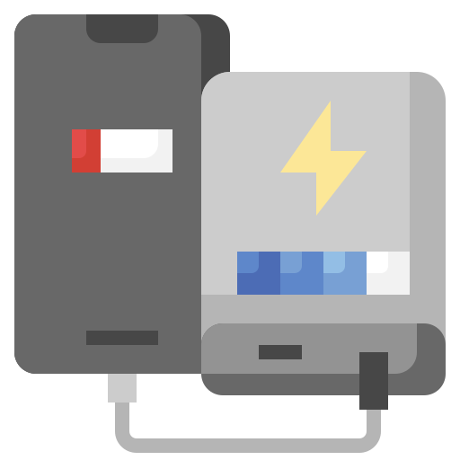 Power bank Surang Flat icon
