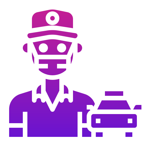 Taxi driver Generic Flat Gradient icon