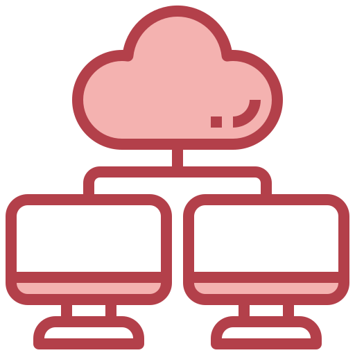 cloud-netzwerk Surang Red icon