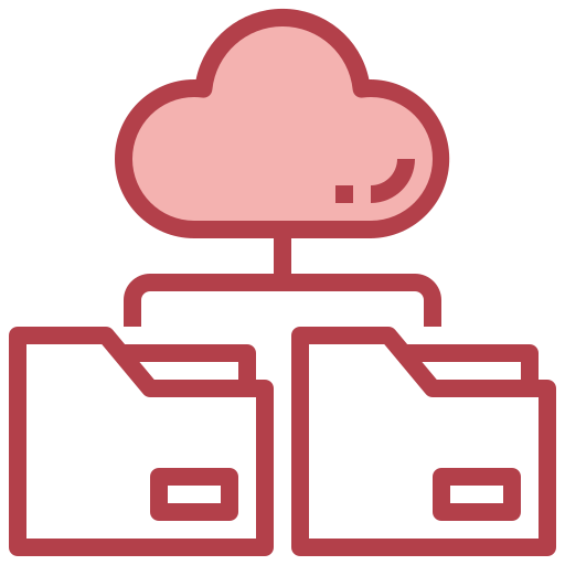 archiviazione cloud Surang Red icona