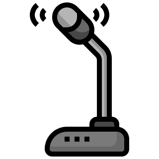micrófono Surang Lineal Color icono