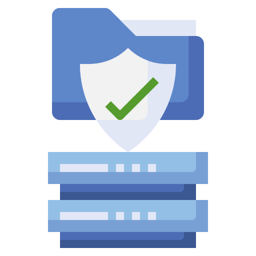 Data security Surang Flat icon