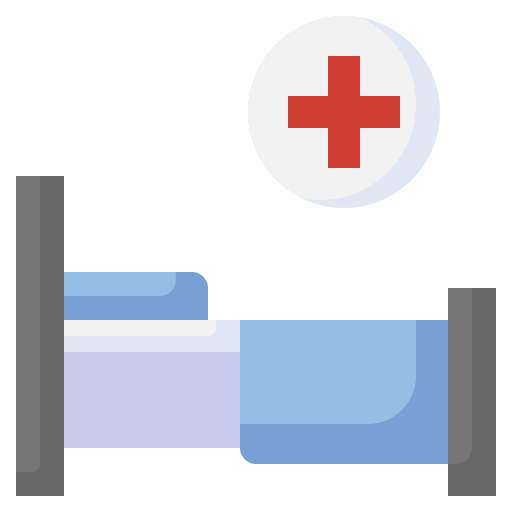 Hospital bed Surang Flat icon