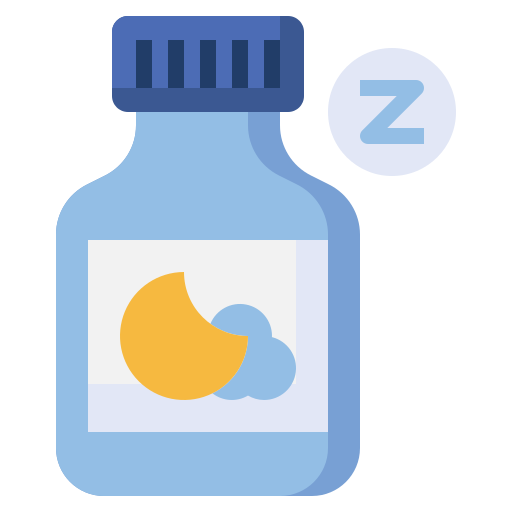 Sleeping pills Surang Flat icon