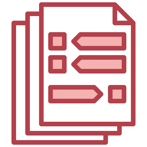 Document Surang Red icon