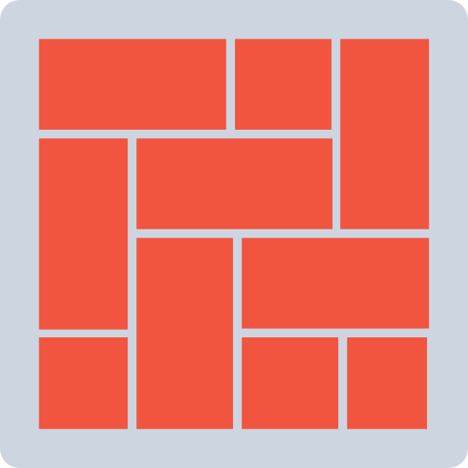 Brickwall Flat Color Flat icon