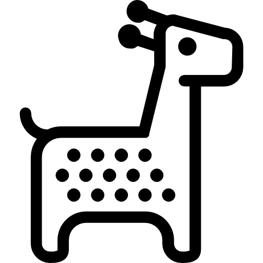 jirafa Roundicons Premium Lineal icono