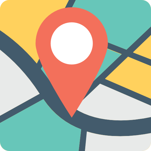 Gps Flat Color Flat icon