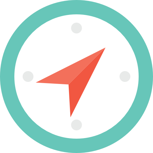 Compass Flat Color Flat icon
