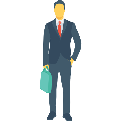 Businessman Flat Color Flat icon