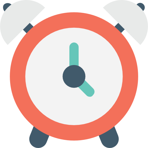 Alarm clock Flat Color Flat icon