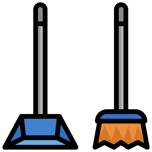 Broom Surang Lineal Color icon