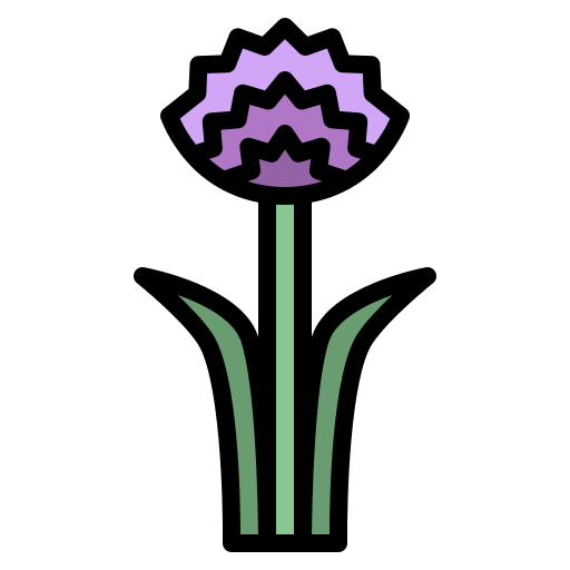 Chive blossoms Iconixar Lineal Color icon