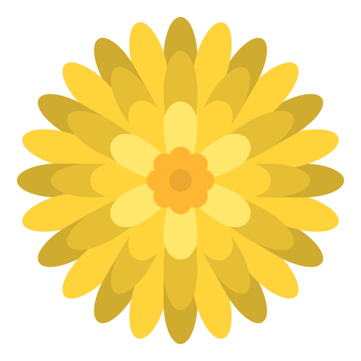 Chrysanthemum Iconixar Flat icon
