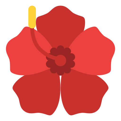 hibiscus Iconixar Flat Icône