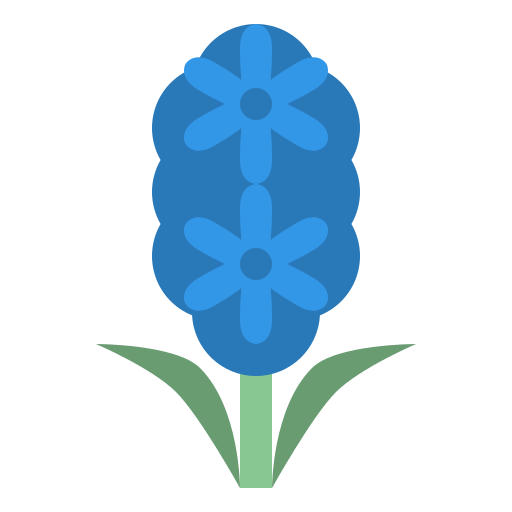 Hyacinth Iconixar Flat icon