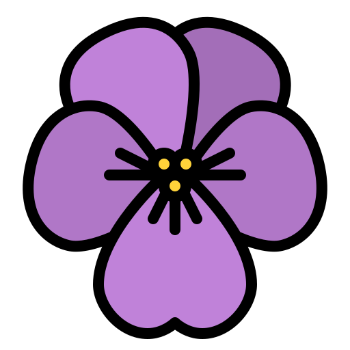 Violet Iconixar Lineal Color icon