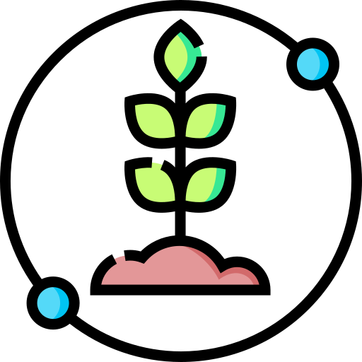 Агрономия Detailed Straight Lineal color иконка