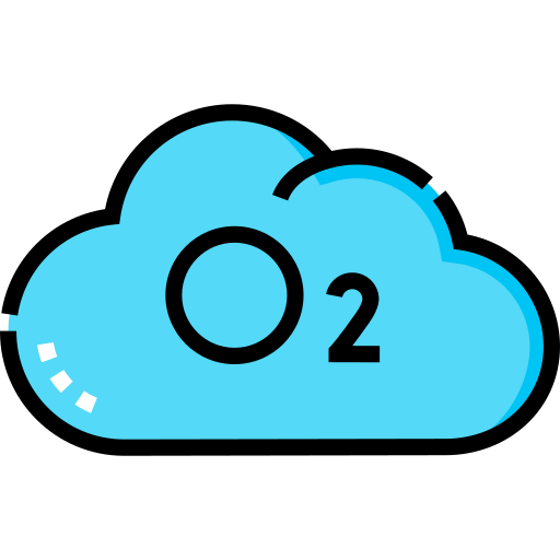 o2 Detailed Straight Lineal color icon