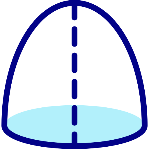 Oval Detailed Mixed Lineal color icon