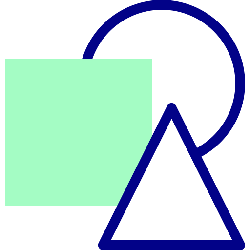 géométrique Detailed Mixed Lineal color Icône