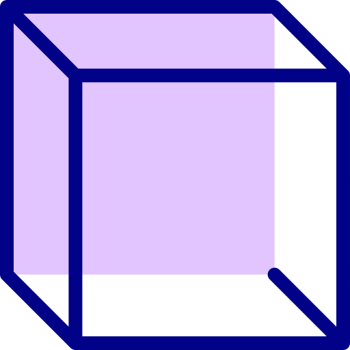 sześcian Detailed Mixed Lineal color ikona