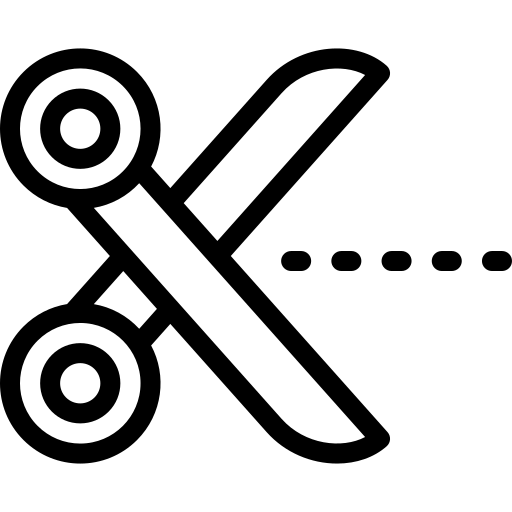 tesoura Detailed Mixed Lineal Ícone