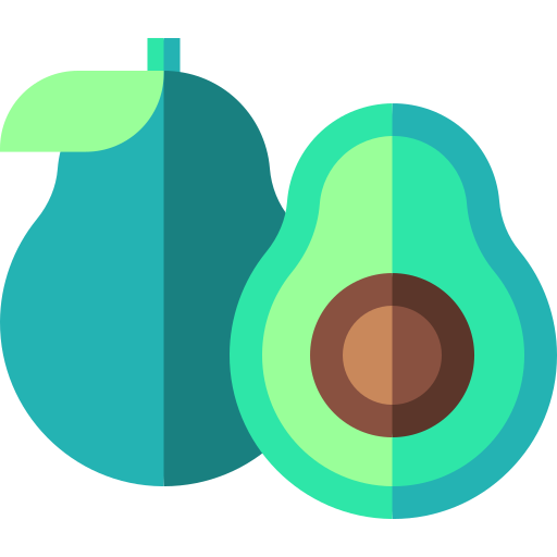 avocado Basic Straight Flat icon