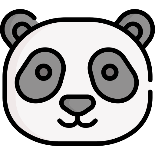 Панда Special Lineal color иконка