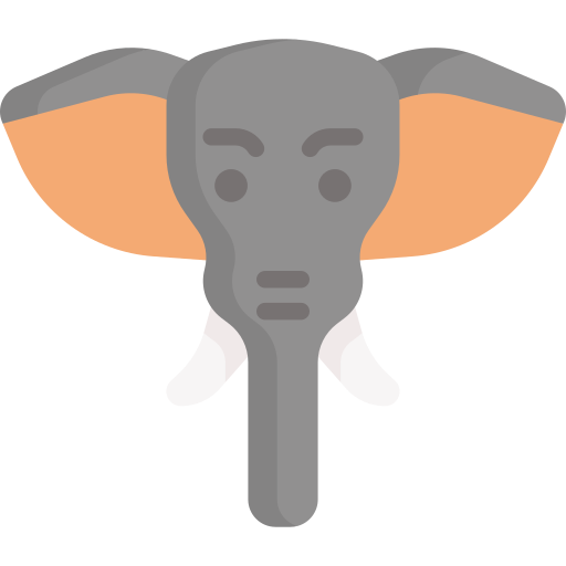 l'éléphant Special Flat Icône
