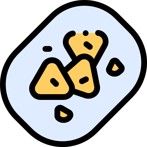 nachos Detailed Rounded Lineal color icon