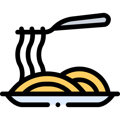 スパゲッティ Detailed Rounded Lineal color icon