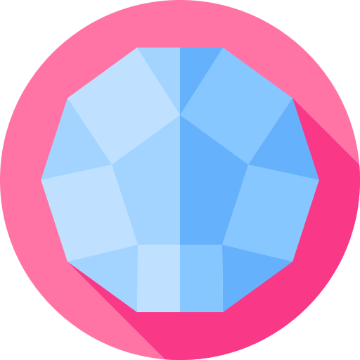 Polyhedron Flat Circular Flat icon