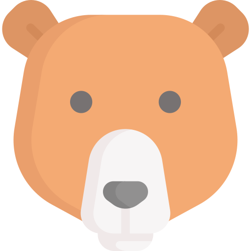 Grizzly bear Special Flat icon