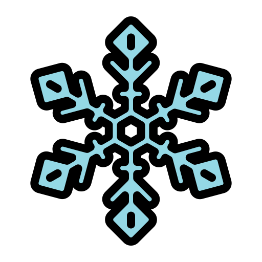 flocon de neige Generic Outline Color Icône