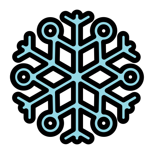 schneeflocke Generic Outline Color icon