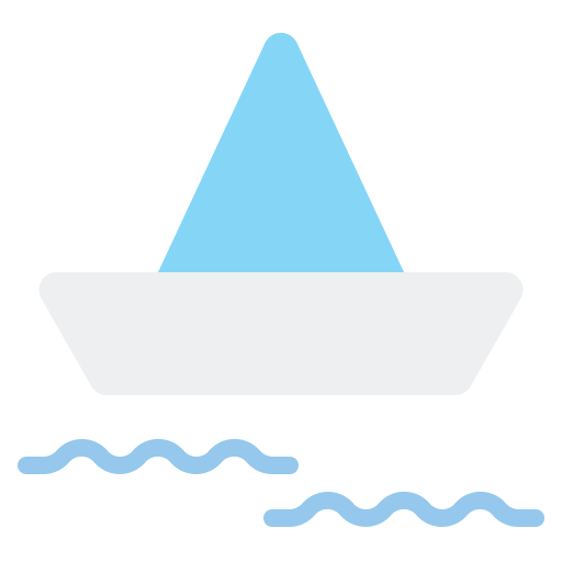종이배 Generic Blue icon